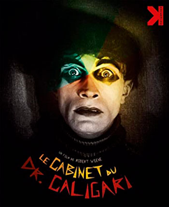 Splitscreen-review Jaquette du Blu-ray de Le cabinet du Docteur Caligari de Robert Wiene édité par Potemkine Films