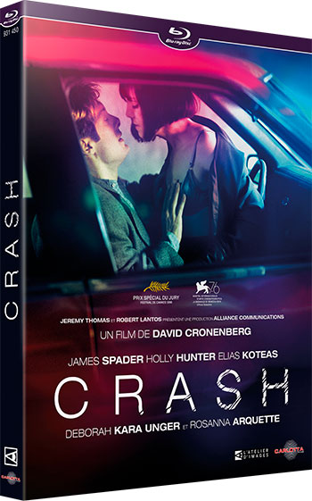 Splitscreen-review Image du coffret Ultra Collector de Crash réalisé par David Cronenberg édité par Carlotta Films
