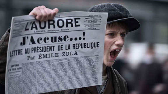 Splitscreen-review Affiche de J'accuse de Roman Polanski
