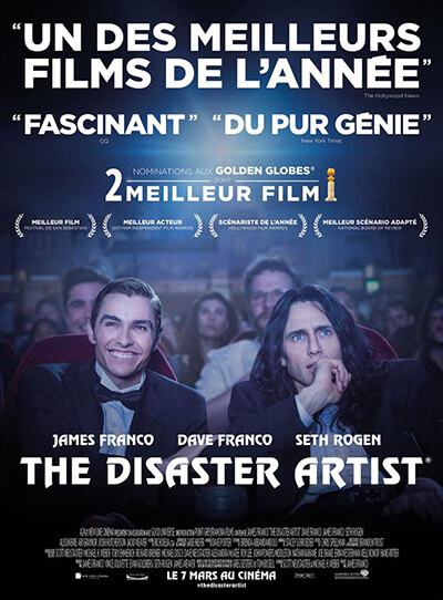Splitscreen review - The disaster artist - affiche du film