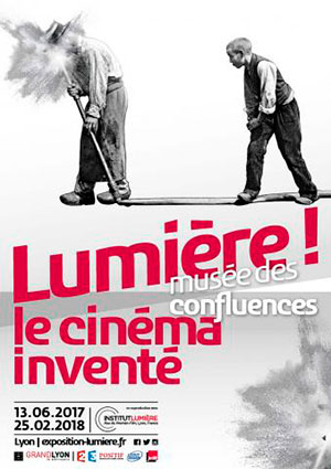 Splitscreen-review Affiche de l'exposition Lumière le cinéma inventé au Musée des Confluences à Lyon