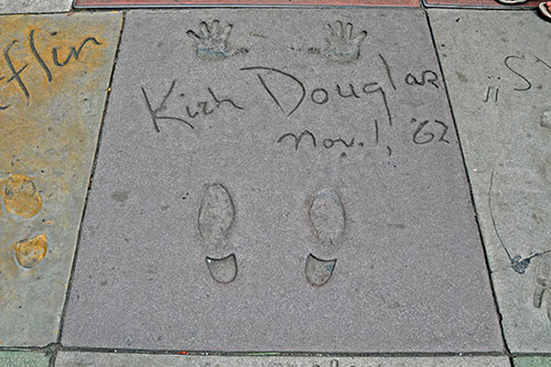 Splitscreen-review Empreinte de Kirk Douglas à Los Angeles