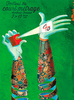 Splitscreen-review Image de l'affiche du Festival de Clermont-Ferrand 2018