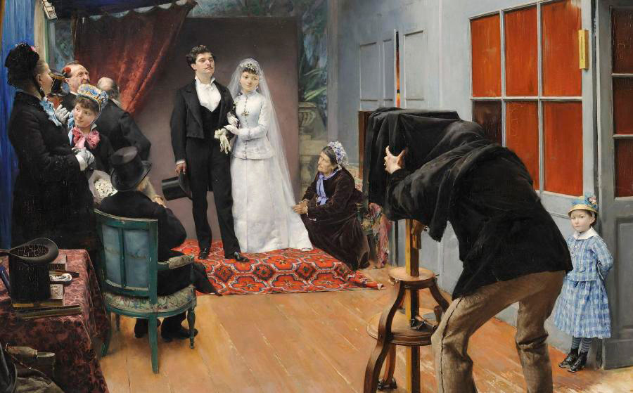 Splitscreen-review La noce chez le photographe (1879) de Pascal Dagnan-Bouveret